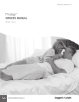Prodigy Adjustable Base Owner's Manual