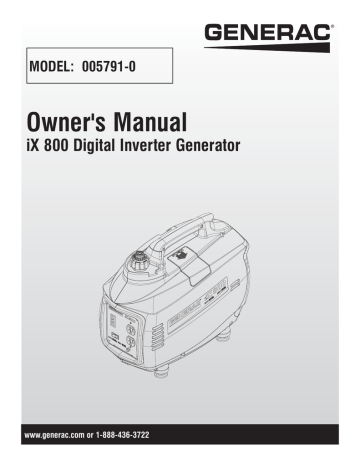 Generac 5791 FREE SHIPPING Owner's Manual | Manualzz