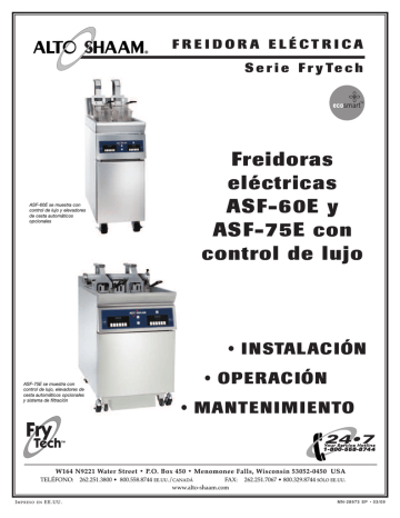 Manual del propietario de freidoras eléctricas con control de lujo |  Manualzz