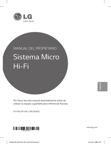 MANUAL DEL PROPIETARIO Sistema Micro Hi-Fi | Manualzz