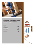 Manutenci&oacute;n y transporte de equipos