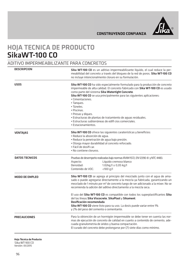 Descarga Pdf Sika Colombia Manualzz