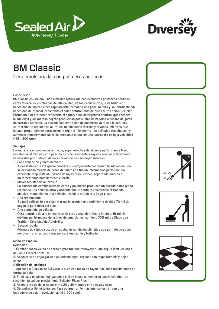 Ver Ficha Técnica Diversey M. DETOMA Manualzz