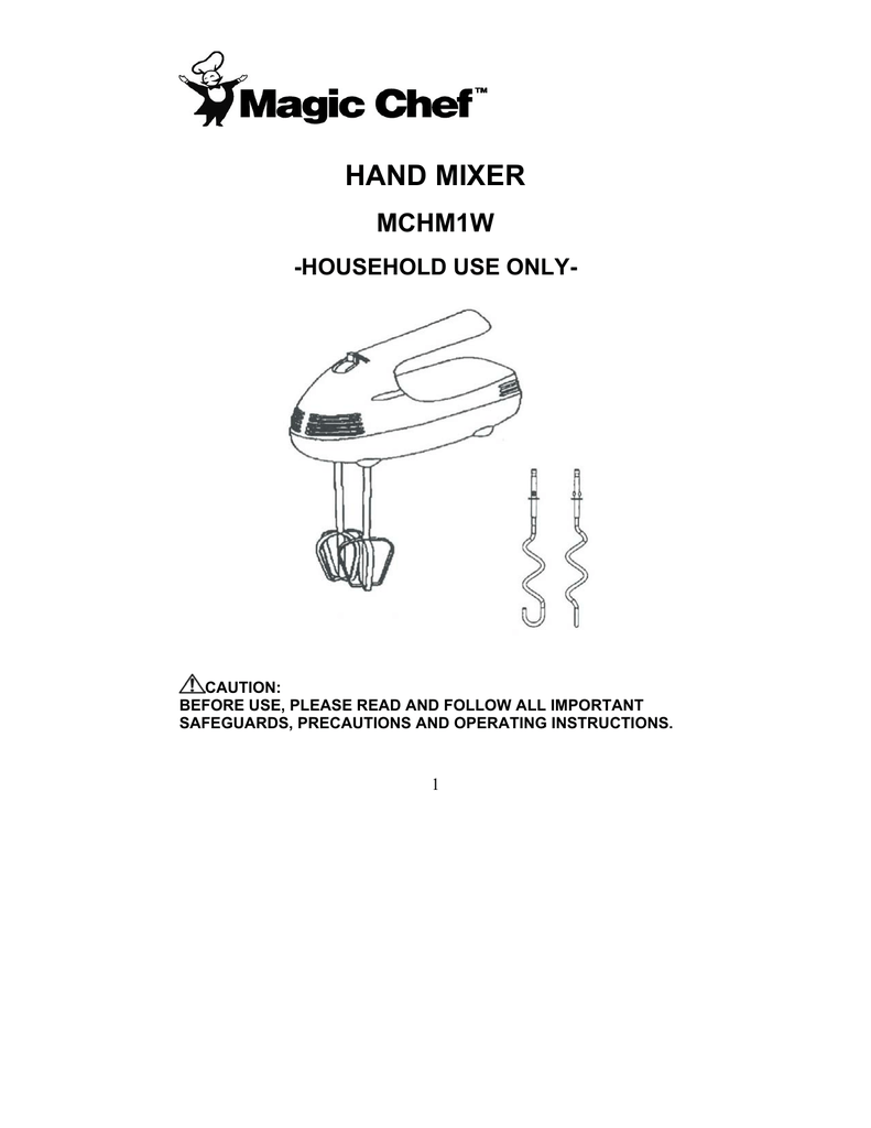 HAND MIXER Manualzz