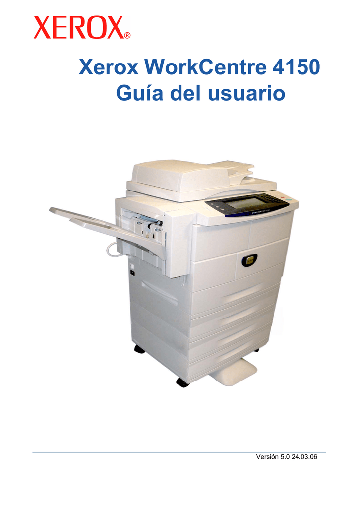 Xerox 4150 WorkCentre Guía Del Usuario | Manualzz