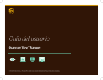Gu&iacute;a del usuario de Quantum View Manage, Quantum View Data, Quantum View Notify