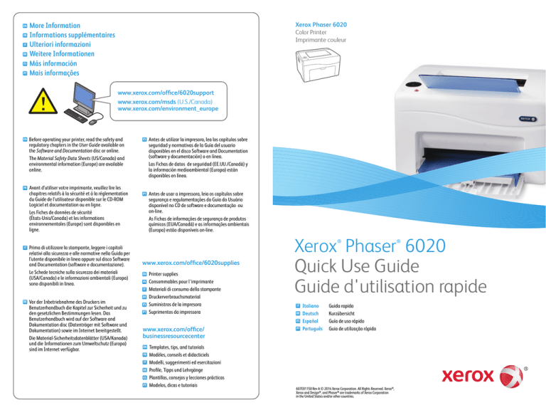 Как сбросить принтер xerox 6020