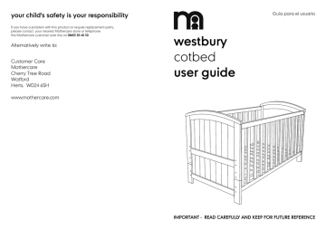 Mothercare westbury shop cot bed