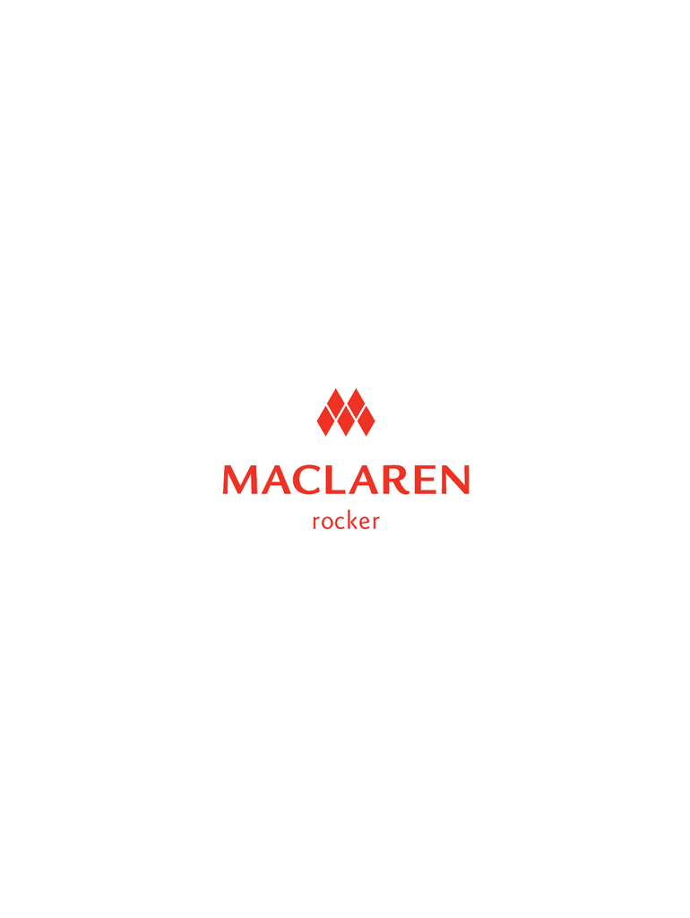 Maclaren baby best sale rocker manual