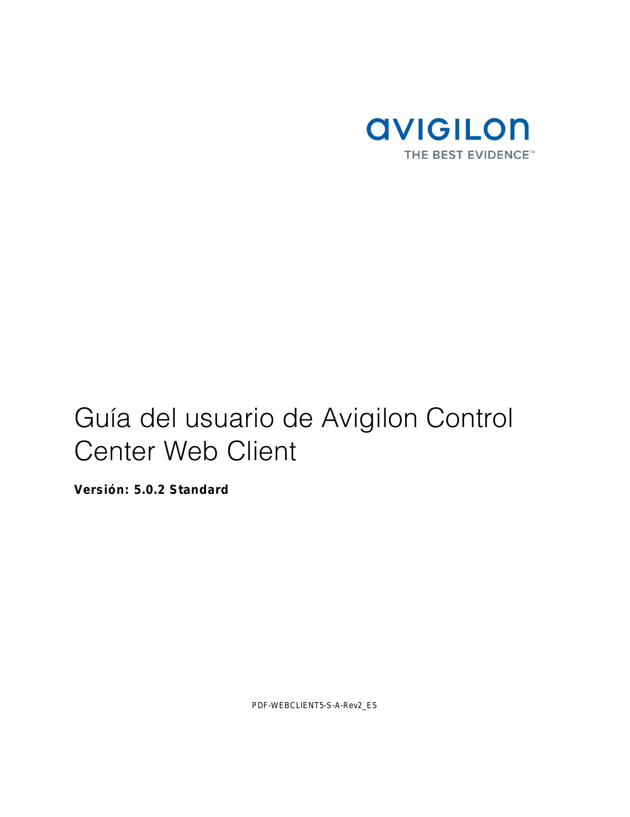 Guía Del Usuario De Avigilon Control Center Web Client | Manualzz