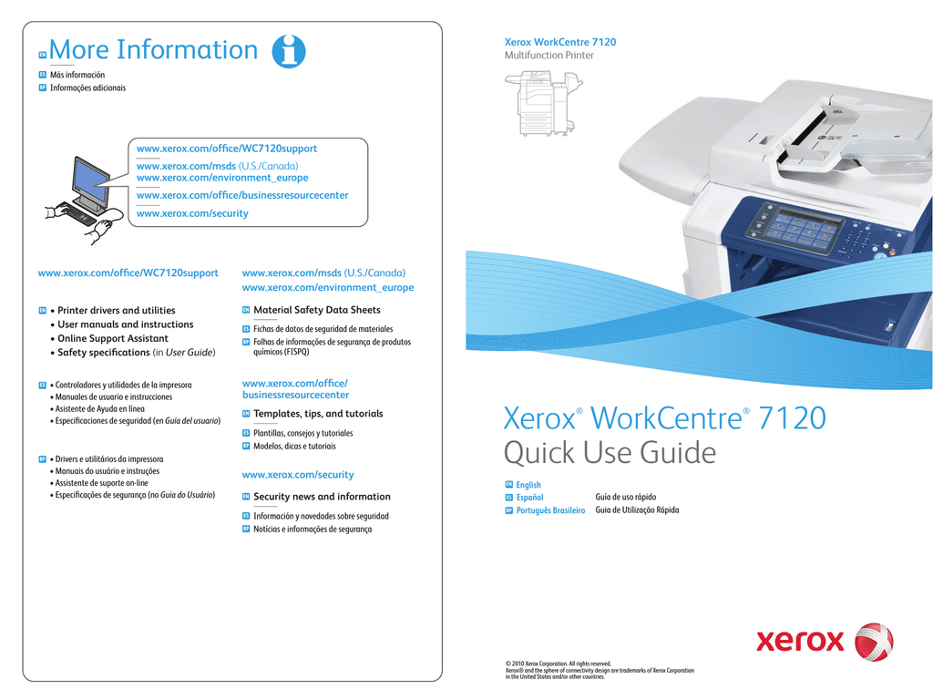 Xerox 7120/7125 WorkCentre User guide | Manualzz