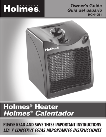 Holmes® Heater Holmes® Calentador | Manualzz