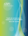 Gu&iacute;a del usuario CBN CH7486E serie