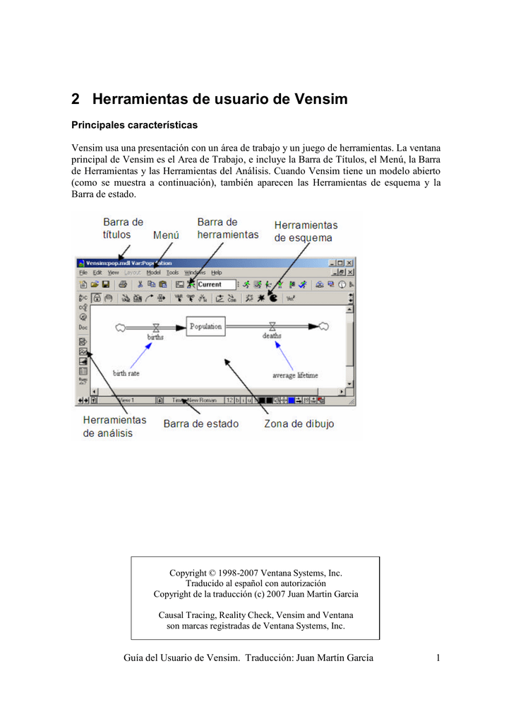 2 Herramientas de usuario de Vensim | Manualzz