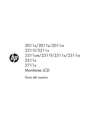 HP 2311x 23-inch Diagonal LED Monitor Manual de usuario | Manualzz