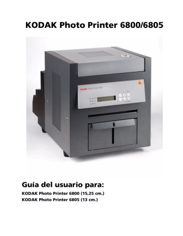 KODAK Photo Printer 6800/6805 Guía del usuario para | Manualzz