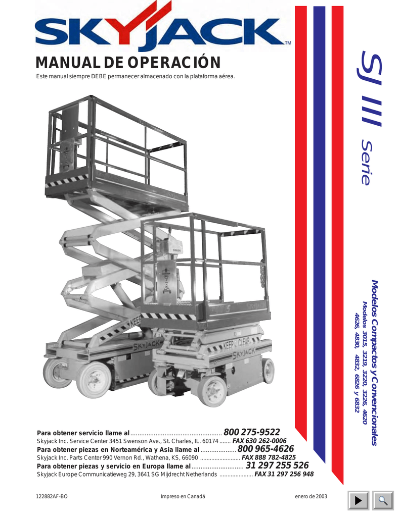 122882AJ Skyjack Manualzz