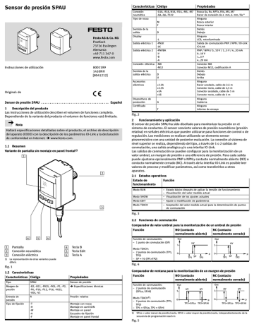 Sensor de presión SPAU | Manualzz