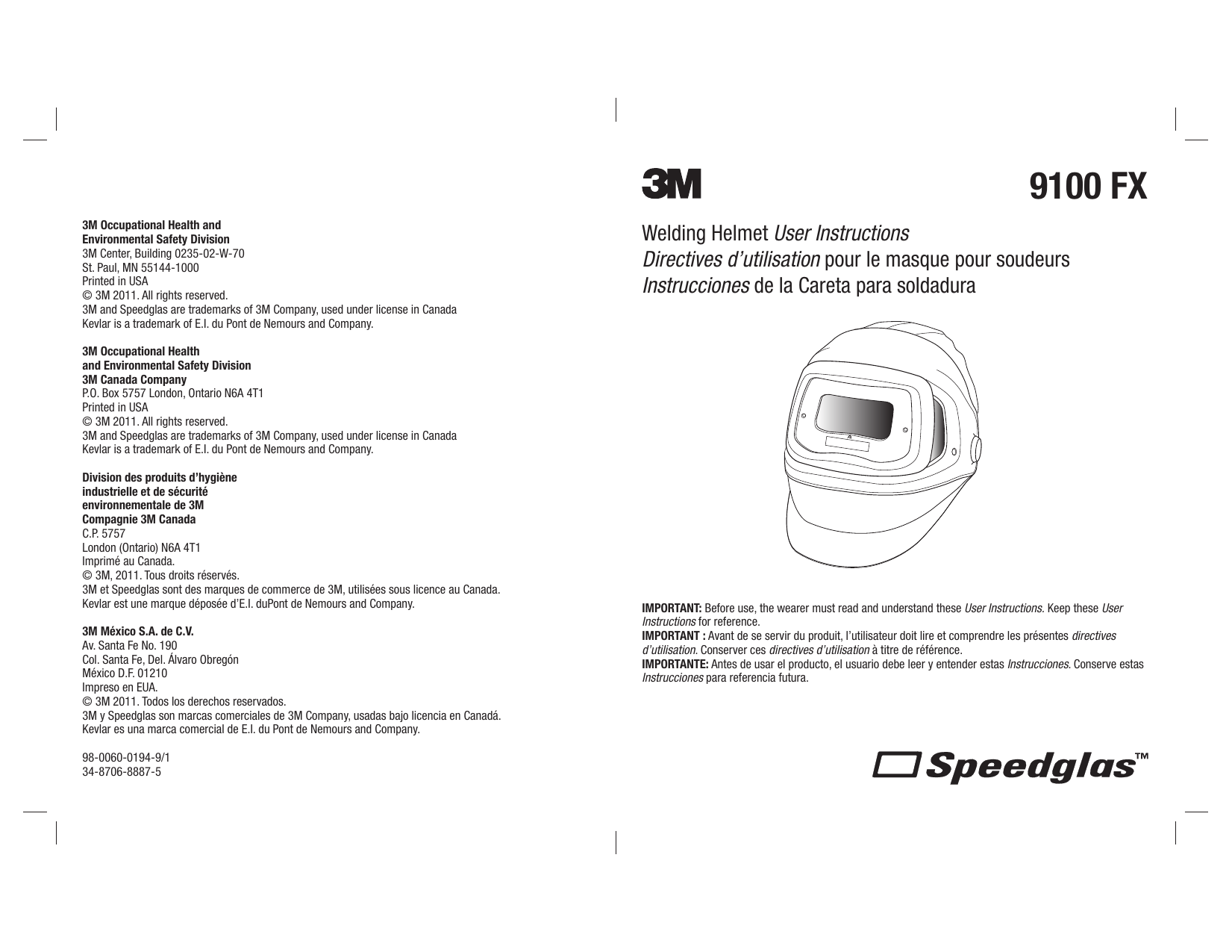 3 m Speedglas Loupe Lentille 1.5