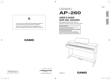 Casio ap hotsell 260 bk