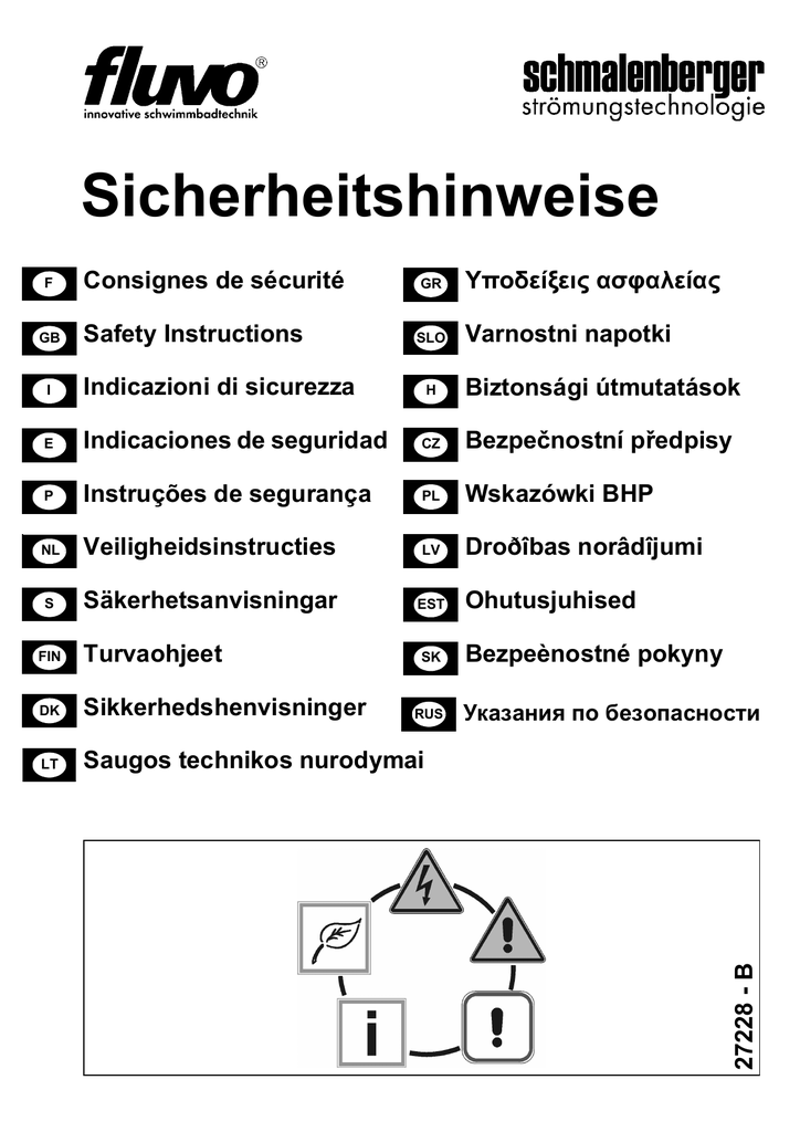 Sicherheitshinweise | Manualzz