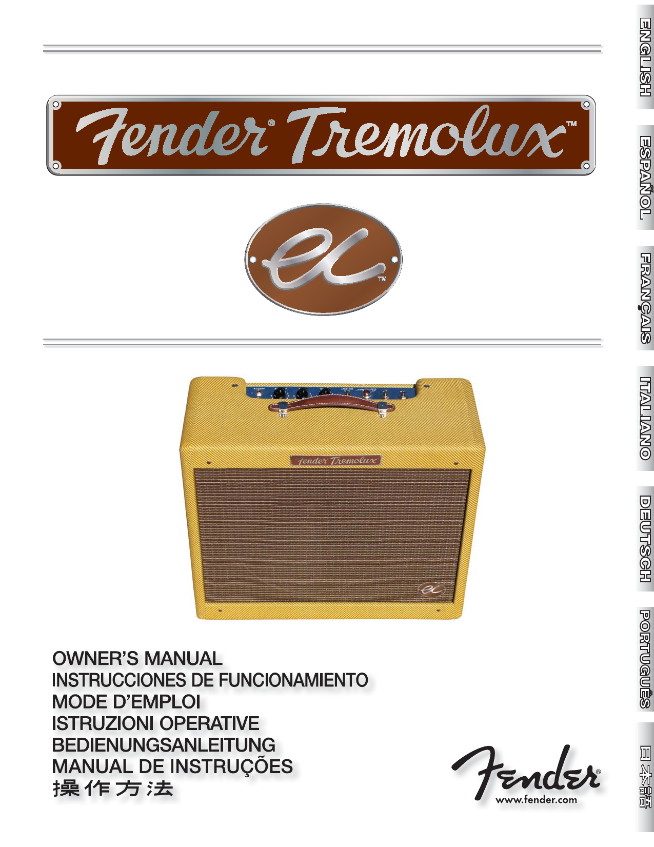 Fender Ec Tremolux Owner S Manual Manualzz