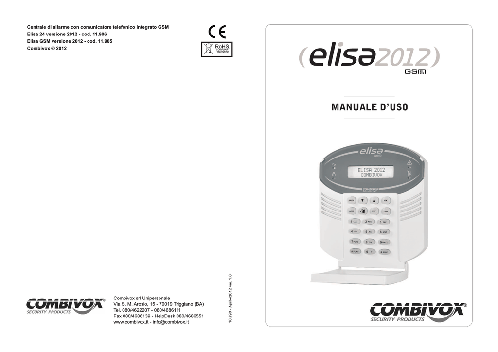 elisa gsm batteria scarica