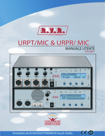 URPT/MIC & URPR/ MIC - RVR Elettronica SpA Documentation Server | Manualzz