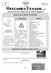 Manuale d&rsquo;uso motocoltivatore MF 223 REVERSIBILE