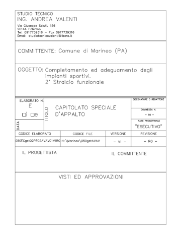 Capitolato-speciale-dappalto | Manualzz