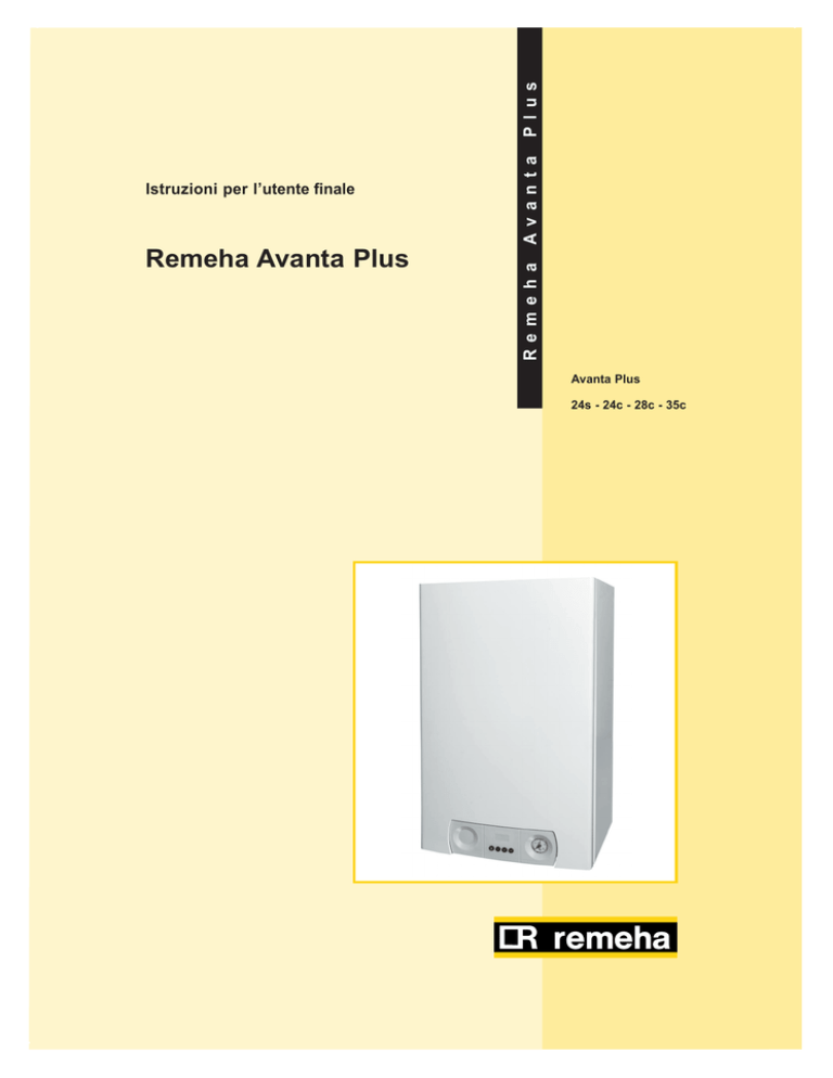 Remeha Avanta Plus schede Manualzz Remeha Avanta Plus schede Manualzz