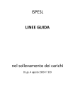 Sollevamento carichi Linee guida
