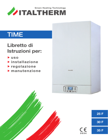 Italtherm Time 25 F/30 F/ 35 F Boiler Manuale del proprietario | Manualzz
