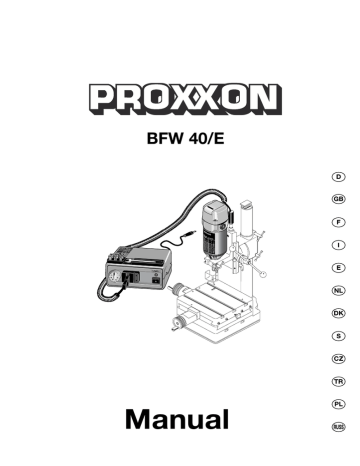 Proxxon BFW 40/E User's Manual | Manualzz