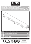TOPP C20 230V &amp; C20 24V Chain Actuator Installation Instructions