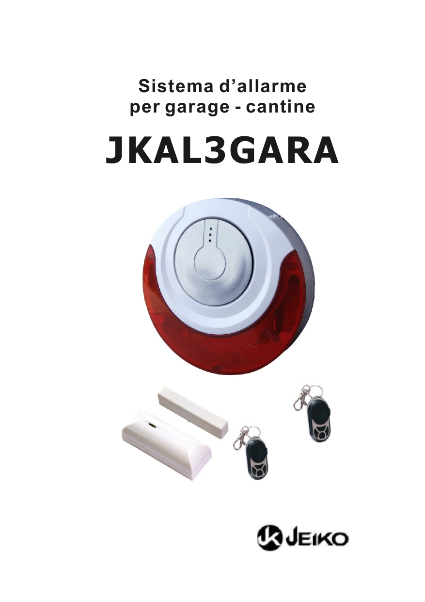 JEIKO Sistema di Allarme per Garage & Cantine : : Fai da te