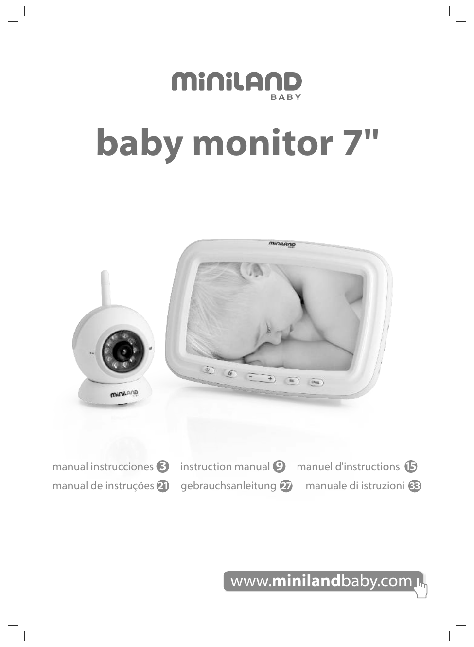 miniland baby monitor