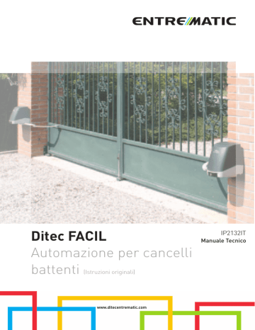 Ditec FACIL 3H e 3EH Manuale Tecnico | Manualzz