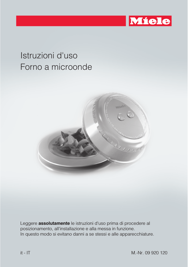 Istruzioni d`uso Forno a microonde Manualzz
