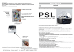 Light Show Megastar A0003 Manuale per l&rsquo;Operatore