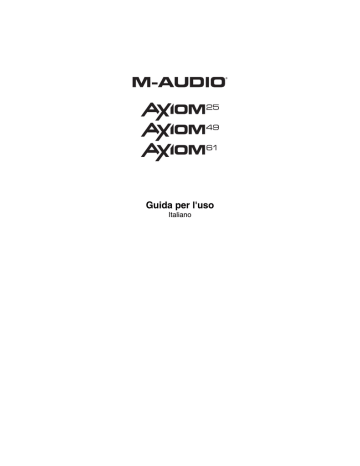 Assegnazione di una nota a un Trigger Pad. M-Audio Axiom 25 (2nd gen), Axiom 49 (2nd gen), Axiom 61 (2nd gen) | Manualzz