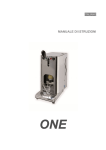 Macchina per caff&egrave; ONE E.S.E. manuale istruzioni
