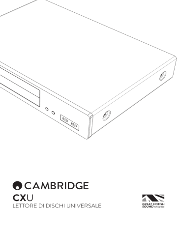 Cambridge Audio CXU Manuale utente | Manualzz