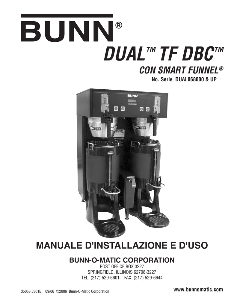 Bunn Dual® TF ThermoFresh® DBC® Black 120/208V Dual BrewWISE