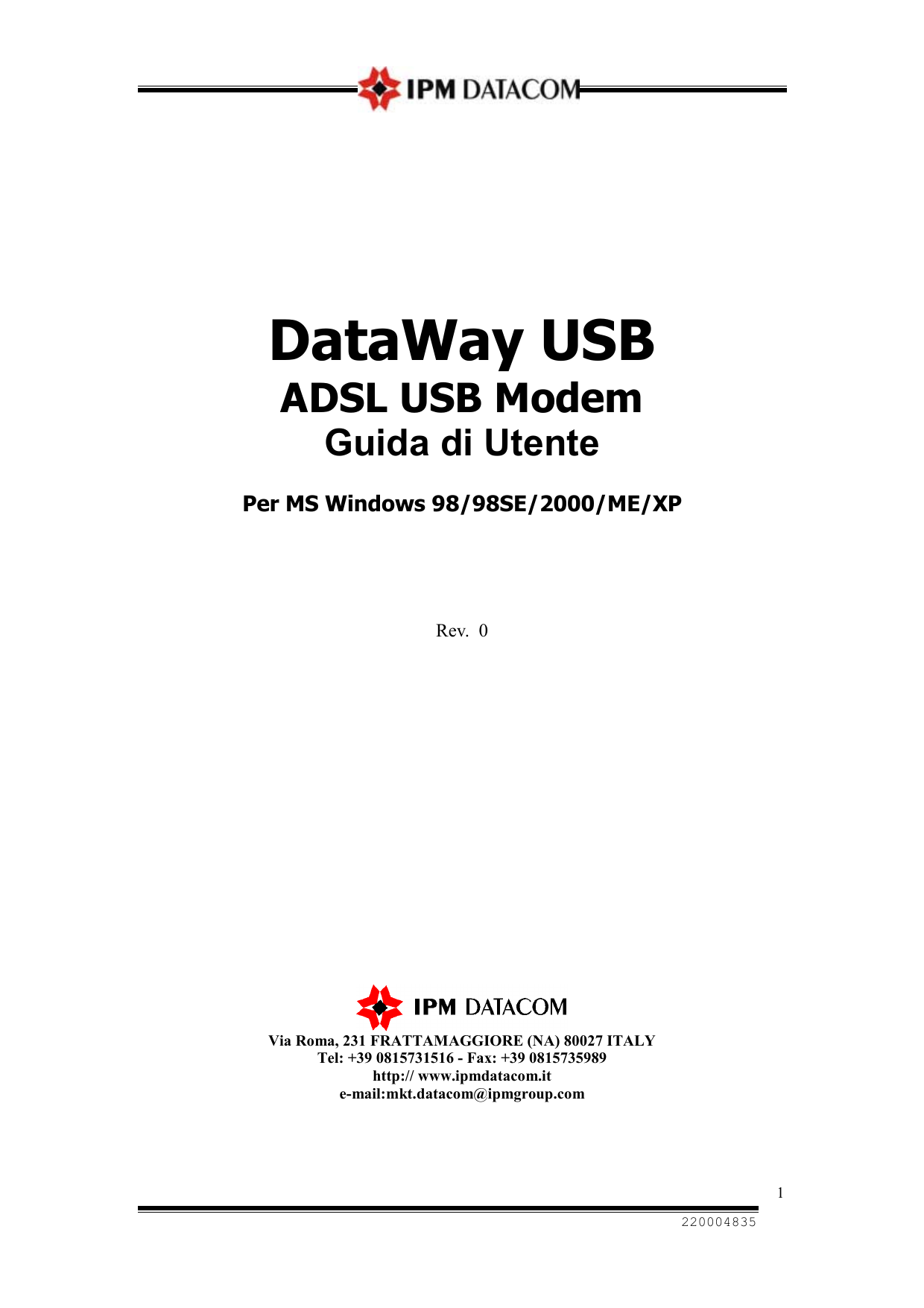 DRIVER FOR IPM DATACOM SPEEDWEB USB