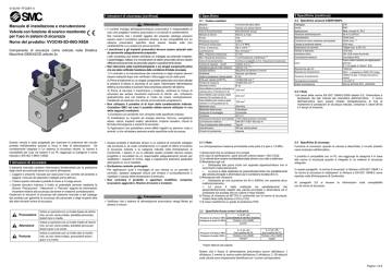 Manuale Di Installazione E Manutenzione Valvola Con | Manualzz