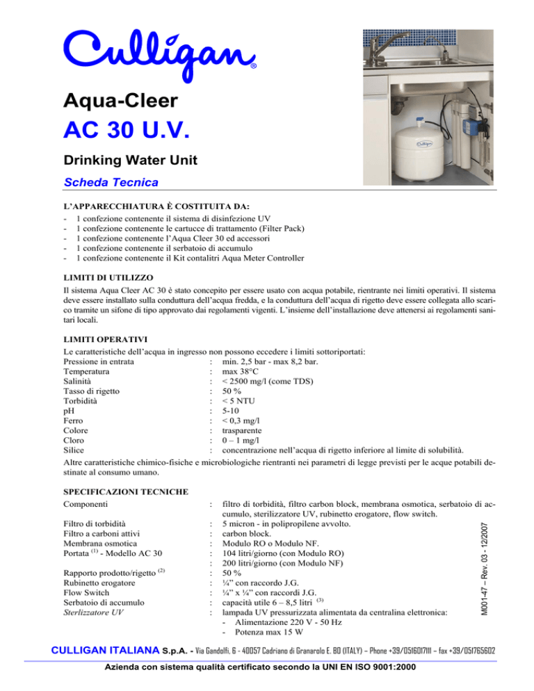 Scarica La Scheda Tecnica Manualzz