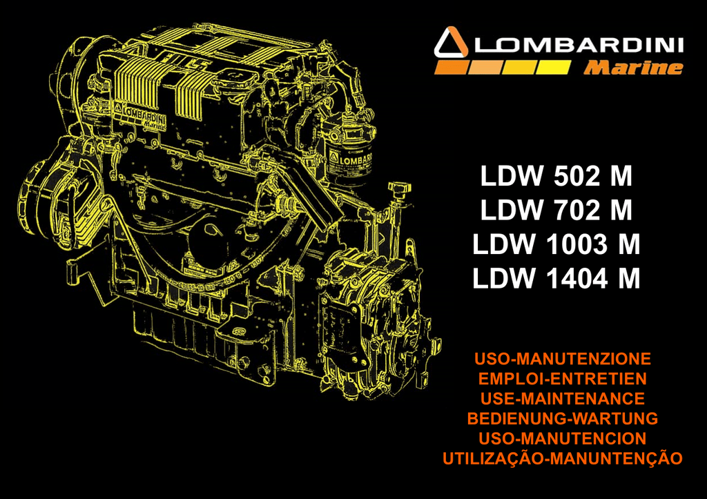 kit manutenzione Maintenance Lombardini Marine LDW 702M 903M 1003M 1204M 1404M