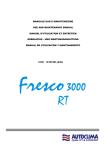 Autoclima Fresco 3000 RT Use and Maintenance Manual