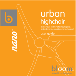 highchair nano urban user guide